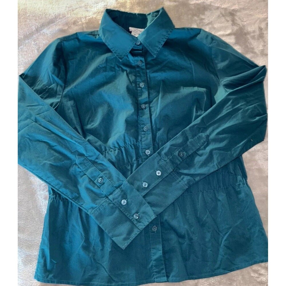 Worthington Stretch Women’s shirt size M casual, button-up Long Sleeve